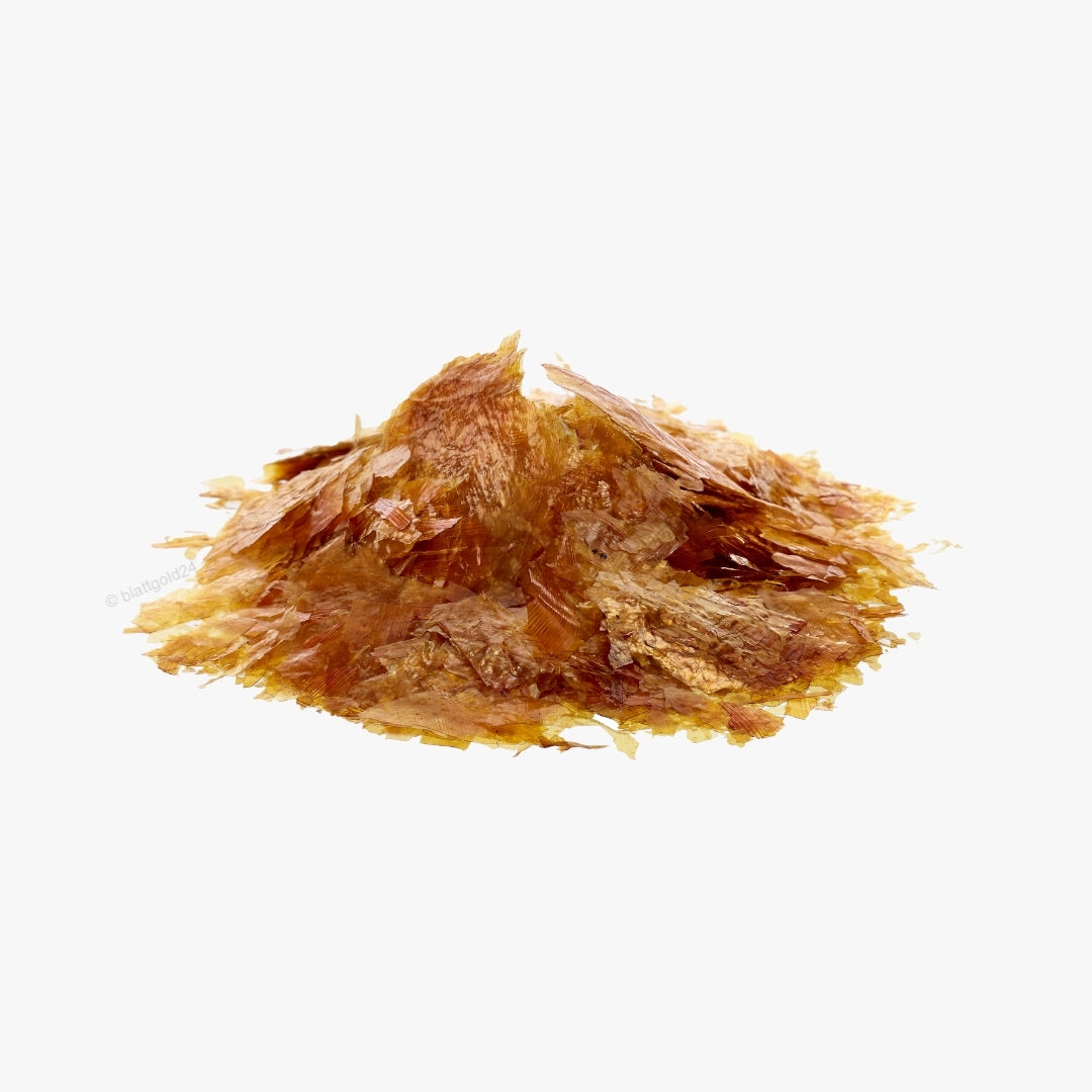 Indischer Blätterschellack allerfeinsten lemon matt