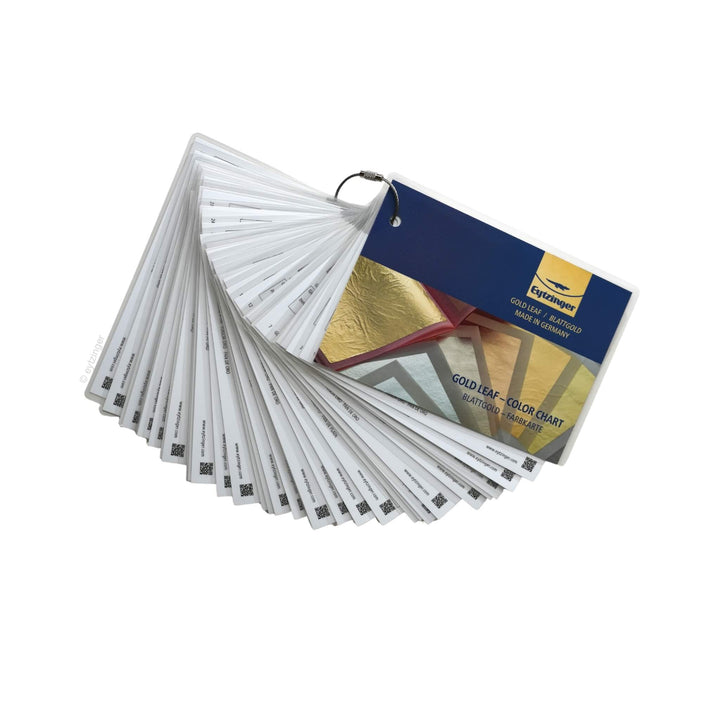 Farbfächer Blattgoldsorten 