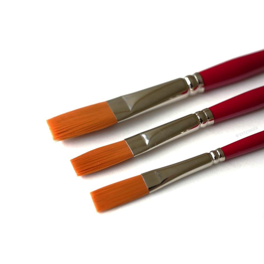 Flachpinsel Plakatschreiber mit Kunsthaar verschiedene Größen