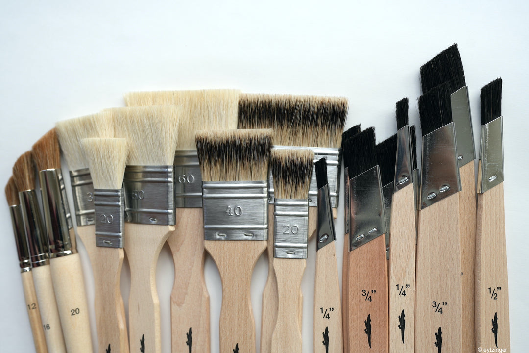 Neue Pinsel bei Blattgold24 in verschiedenen Größen